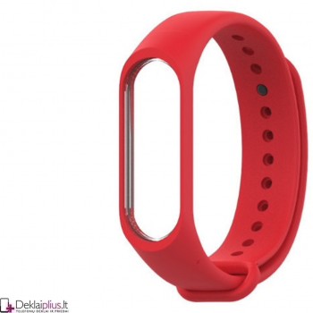 Silikoninė apyrankė laikrodžiui - raudona Xiaomi Mi Band 5/6/7